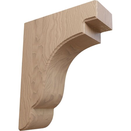 Ekena Millwork 3 1/2"W x 8 1/2"D x 11"H Bedford Bracket, Mahogany BKTW04X09X11BEGM